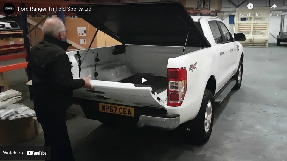 D-Max Tri Fold Aluminium Sports Lid