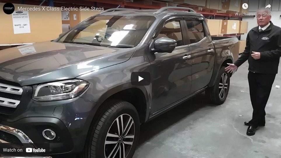 Automatic Electric Side Steps For New Mercedes-Benz X-Class - DISCOUNT SALE - WAS £995 plus VAT NOW £896.00 plus VAT